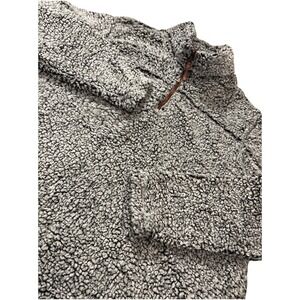 Alpine Sherpa Men's XXL Quarter Zip LS Coat Pullover‎ Sweater Ski Cottage